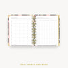 Day Designer 2024 daily planner: Wild Blooms cover with ideal week worksheet