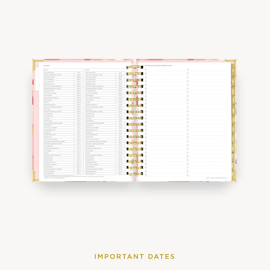 Day Designer 2024 daily planner: Sunset cover with holidays