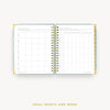 Day Designer 2024 daily planner: Sage Bookcloth cover with ideal week worksheet