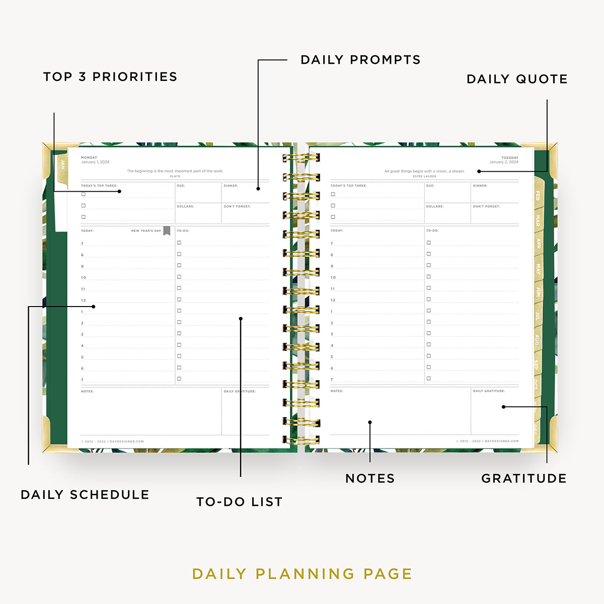  Day Designer 2023-2024 Mini Daily Planner, July 2023