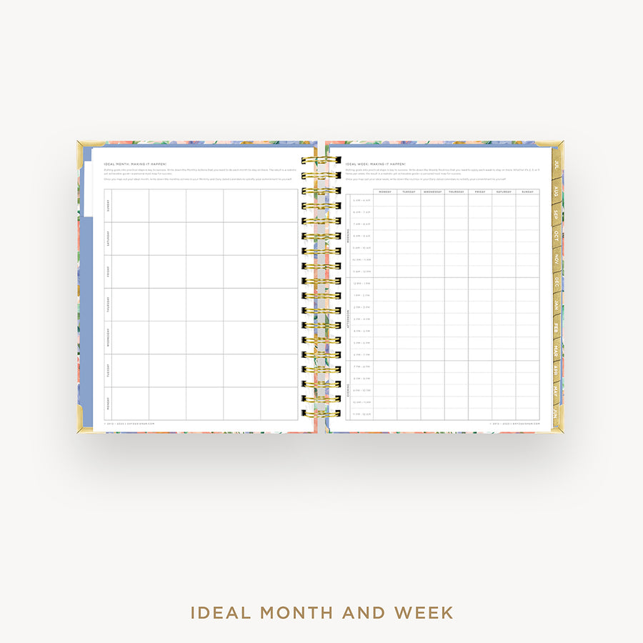 Day Designer 2024-25 daily planner: Lorelei cover with ideal week worksheet