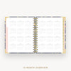Day Designer 2024-25 mini daily planner: Fresh Sprigs cover with 12 month calendar