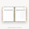Day Designer 2024-25 mini daily planner: Fresh Sprigs cover with monthly calendar