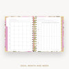 Day Designer 2024-25 mini daily planner: Camellia cover with ideal week worksheet