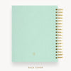 Day Designer 2024-25 daily planner: Sage Bookcloth back cover with gold detail