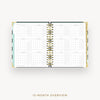 Day Designer 2024-25 weekly planner: Black Stripe cover with 12 month calendar