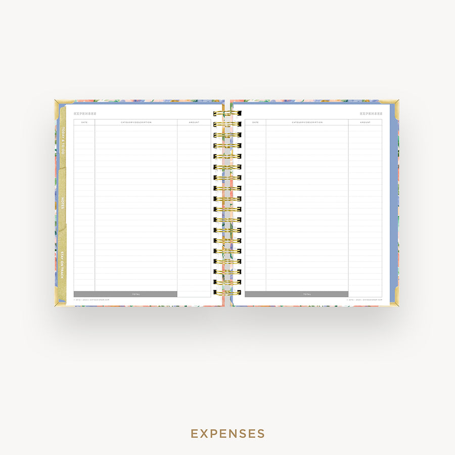 Day Designer 2024-25 weekly planner: Lorelei cover with expense tracking pages