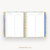 Day Designer 2024-25 mini weekly planner: Lorelei cover with favorite books and movies pages