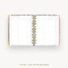 Day Designer 2024-25 weekly planner: Fresh Sprigs cover with thank you notes pages