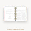 Day Designer 2024-25 weekly planner: Fresh Sprigs cover with introduction