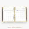 Day Designer 2024-25 mini weekly planner: Savannah cover with monthly calendar