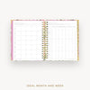 Day Designer 2024-25 weekly planner: Camellia cover with ideal week worksheet