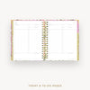 Day Designer 2024-25 weekly planner: Camellia cover with undated daily planning pages