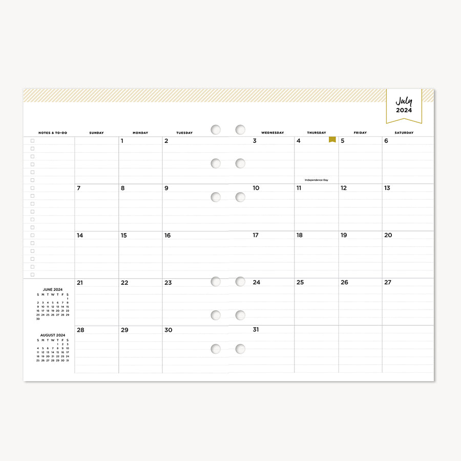 july 2024 monthly calendar pages