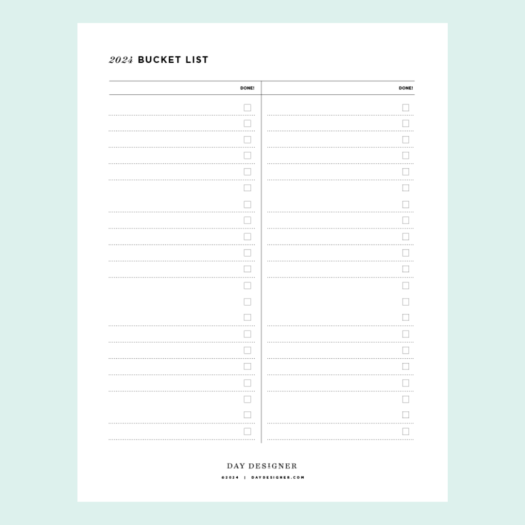 Printable Things To Do List Template