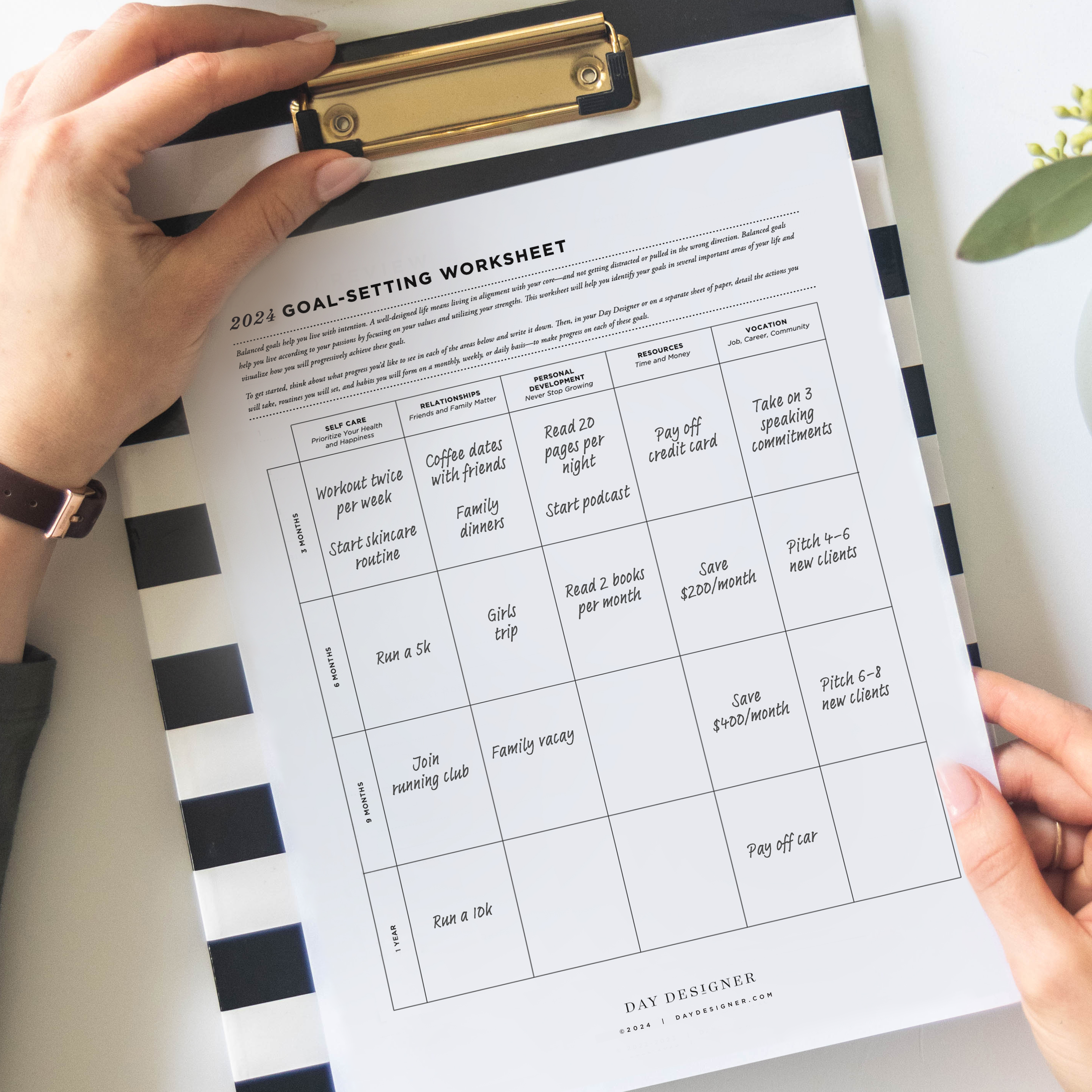 Free Goal Setting Worksheet Printable