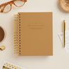 Day Designer 2024-25 mini daily planner: Caramel Latte Pebble Texture beautiful cover agenda book