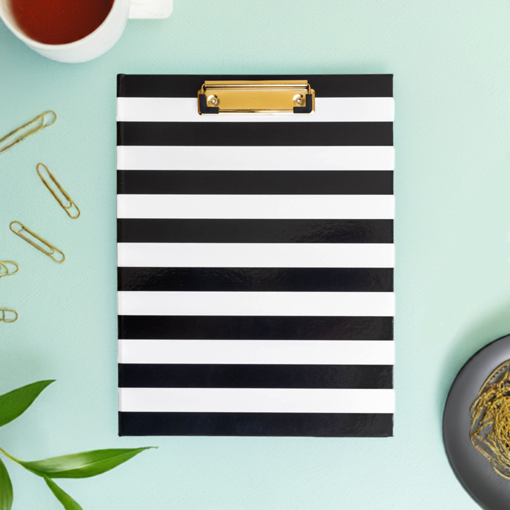 Clipfolio: Black Stripe