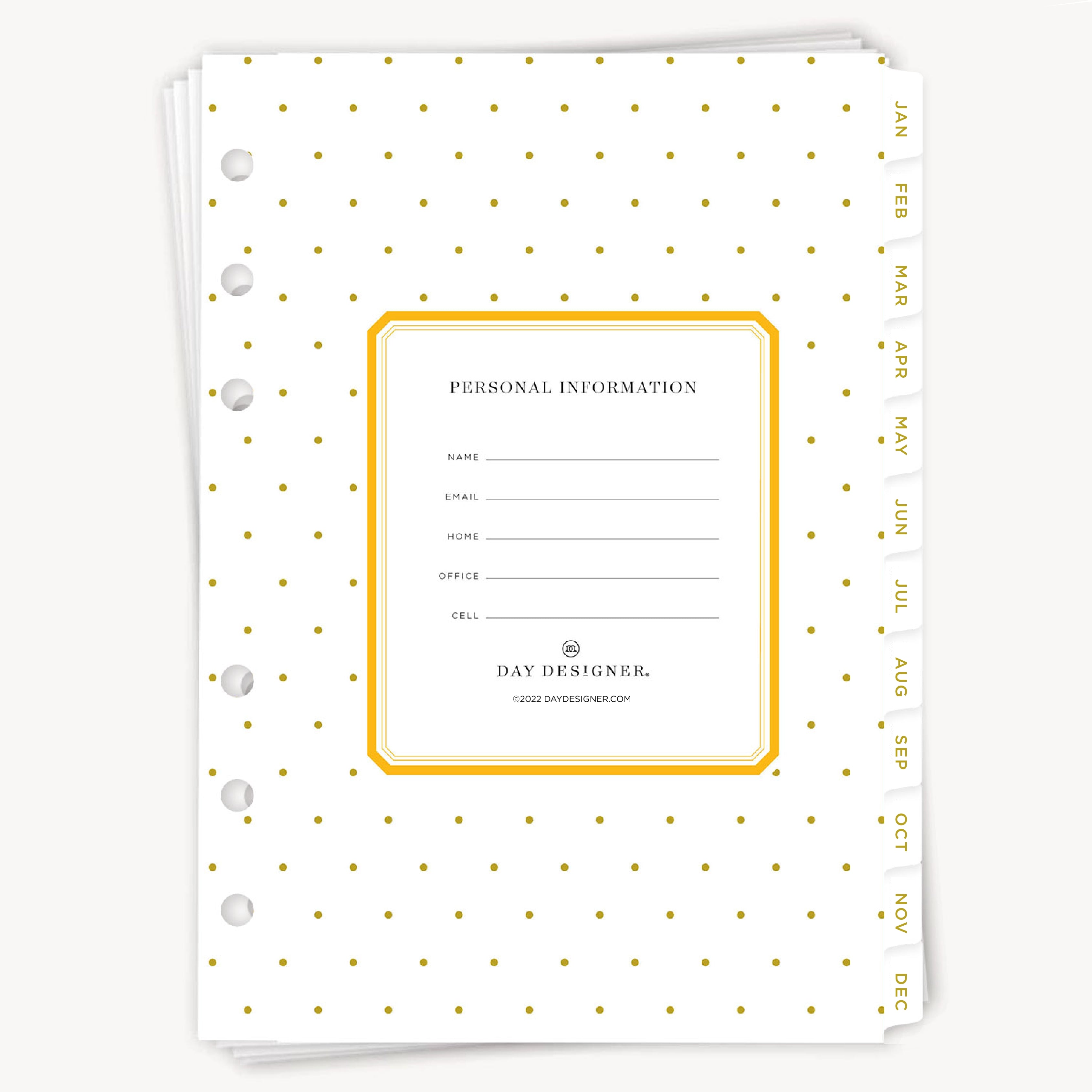 Lined Refills Fits For GM Size Agenda- Large A5 inserts Monthly/ GM Agenda