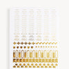 Flagship Gold Stickers