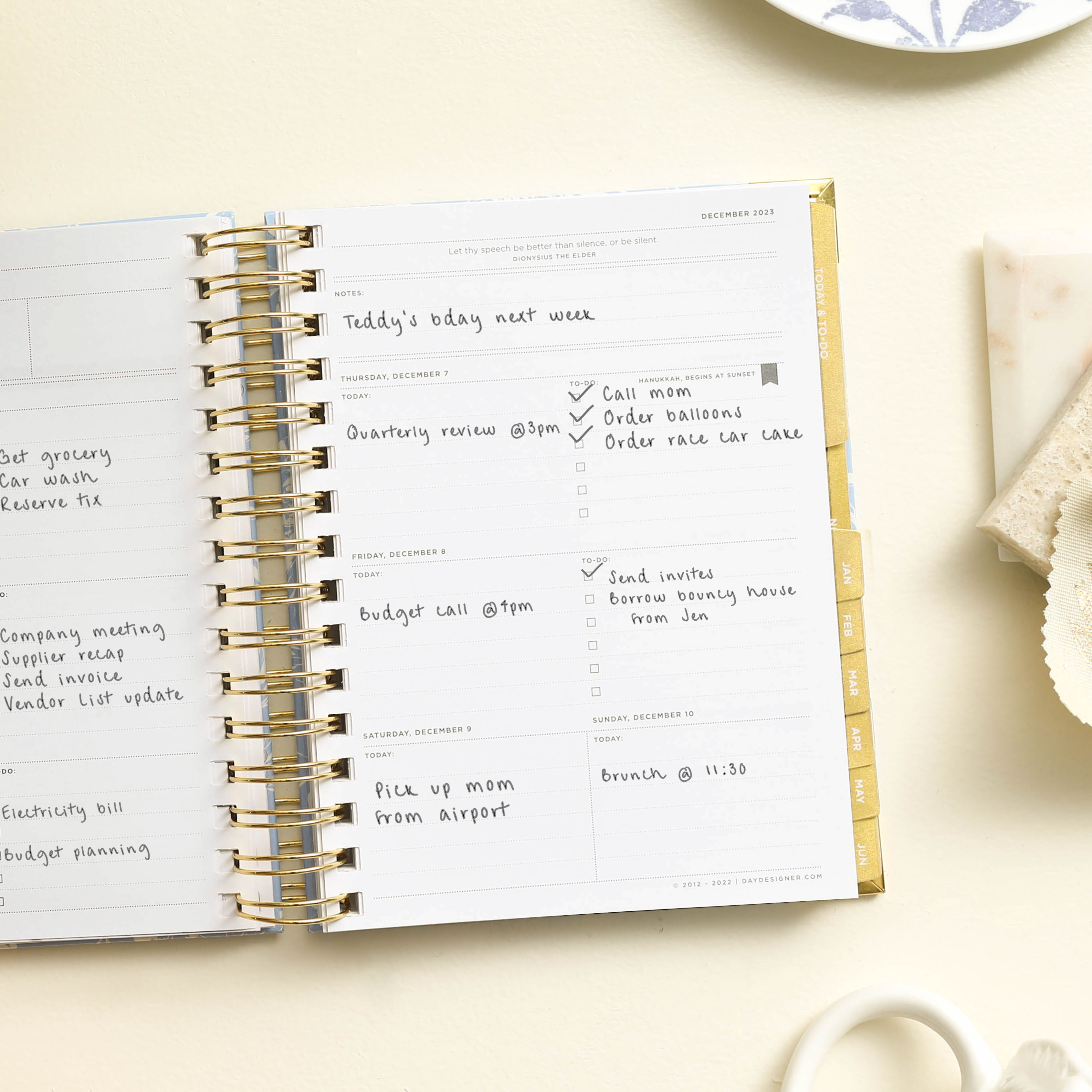 2025-26 Mini Weekly Planner: Alicia