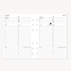 A5 Quarterly Planner Inserts: Dated Day on One Page (Q2 2026: April - June 2026)