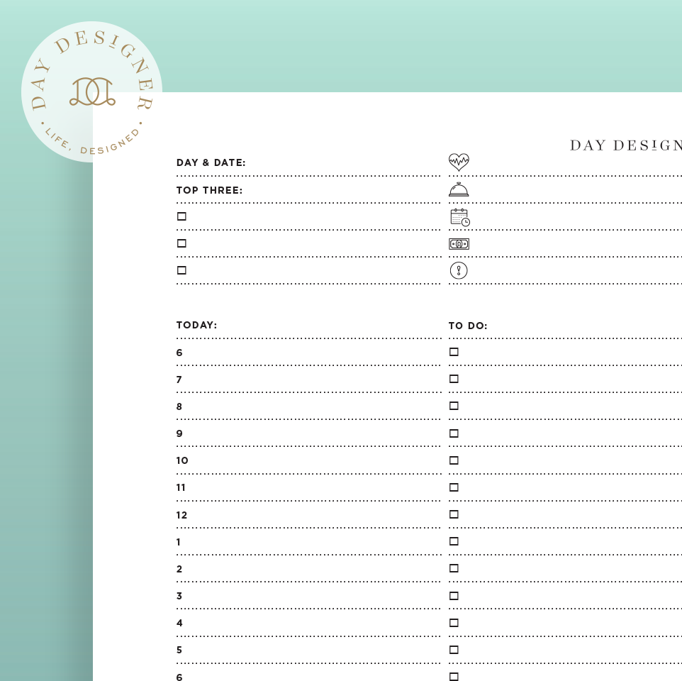 Printables - Daily Planner 1