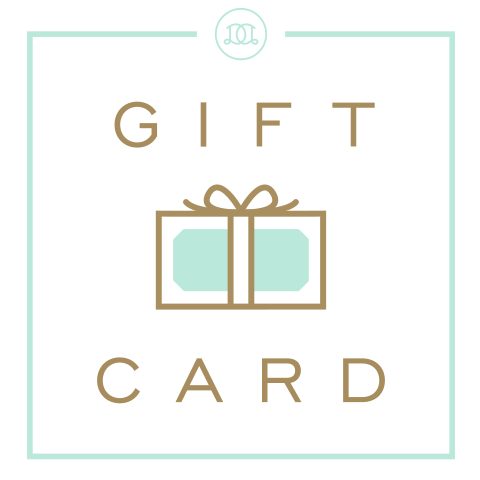 Graphic representation of an e-gift card with the illustrated image of a wrapped gift.