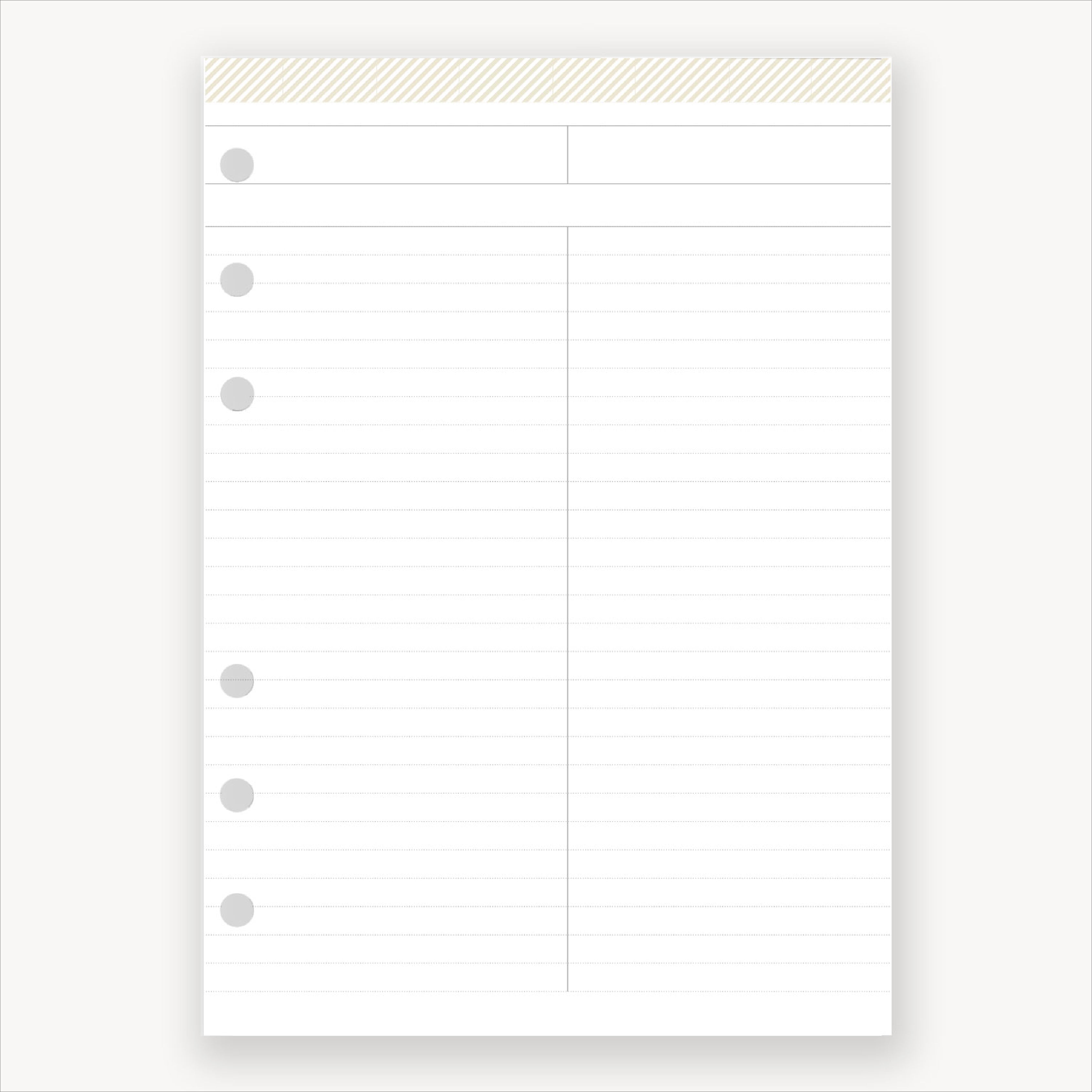 A5 ​​Notepad 3-Pack | A5 Planner Inserts | Day Designer