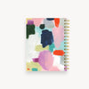 colorful abstract pattern notebook back cover