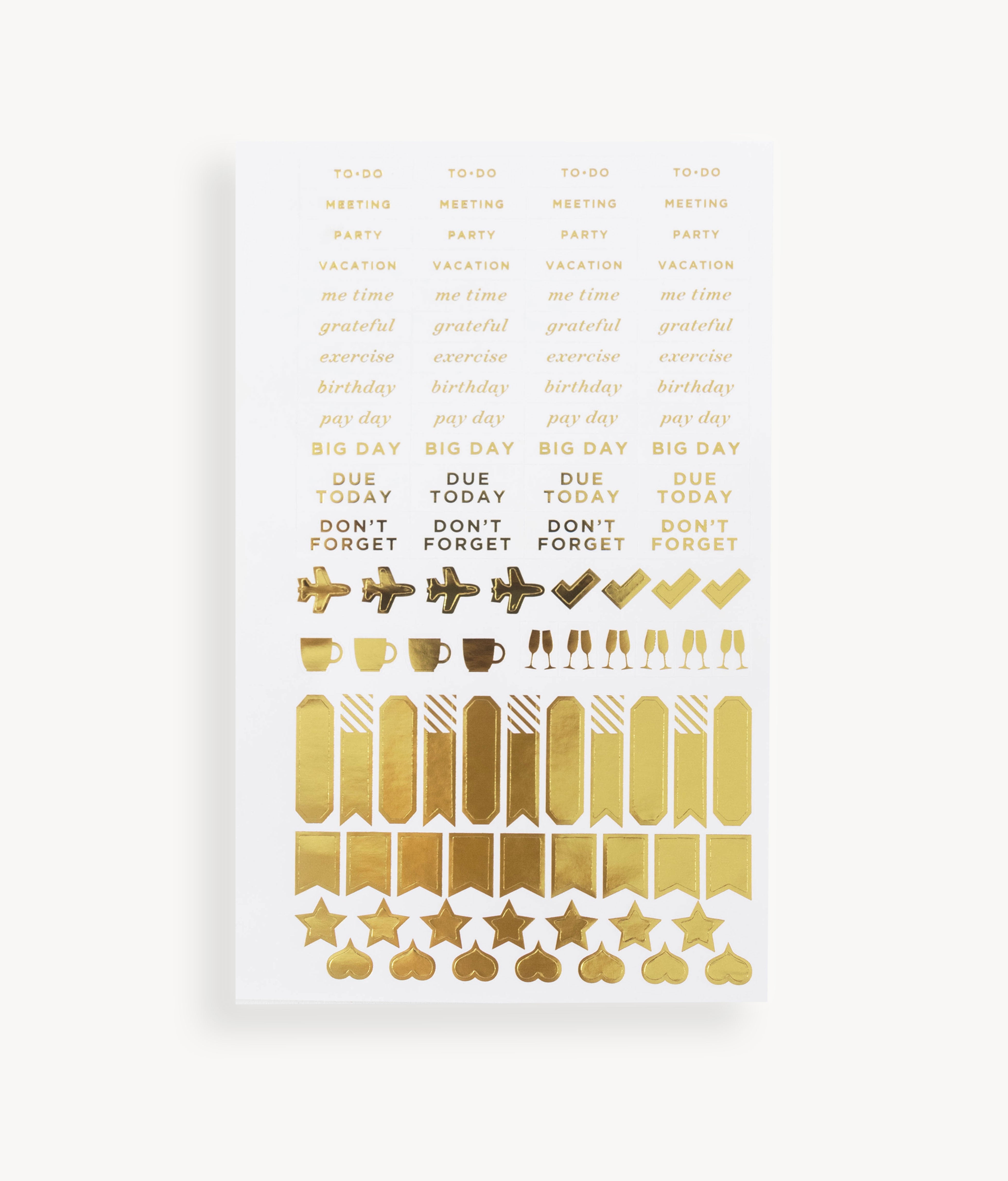 Flagship Mini Gold Stickers | Accessories | Day Designer