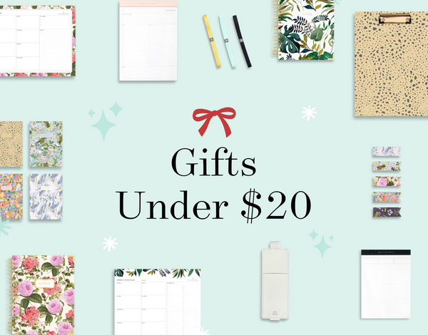 Planning Gifts Under $20