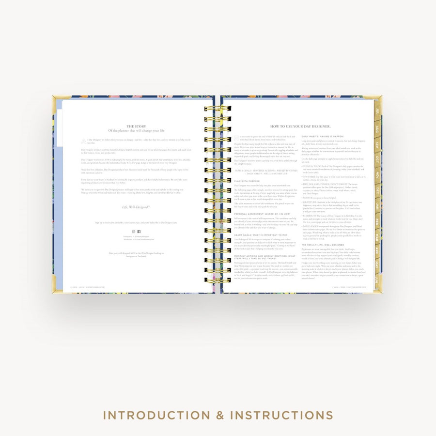 Day Designer 2026-27 daily planner: Day Lily cover with introduction and how to guide