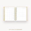 Day Designer 2026-27 weekly planner: Ticking Stripe cover with gift ideas pages