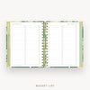 Day Designer 2026 mini weekly planner: st barts cover with bucket list
