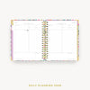 Day Designer 2024 daily planner: Blurred Spring cover with daily planning page