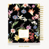 Day Designer 2024 daily planner: Wild Blooms back cover with gold detail