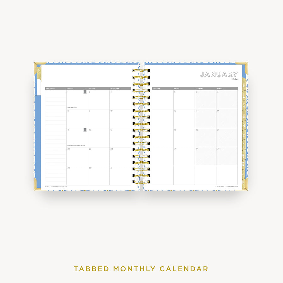 Day Designer 2024 daily planner: Casa Bella cover with monthly calendar