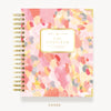 Day Designer 2024 daily planner: Sunset hard cover, gold wire binding