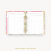 Day Designer 2024 daily planner: London Rose cover with ideal week worksheet