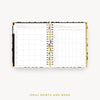 Day Designer 2024 daily planner: Painted Leopard cover with ideal week worksheet