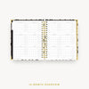 Day Designer 2024 daily planner: Painted Leopard cover with 12 month calendar