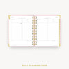 Day Designer 2024 daily planner: Peony Bookcloth cover with daily planning page