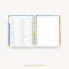 Day Designer 2024 daily planner: Flutter cover with holidays
