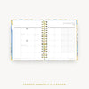 Day Designer 2024 daily planner: Flutter cover with monthly calendar