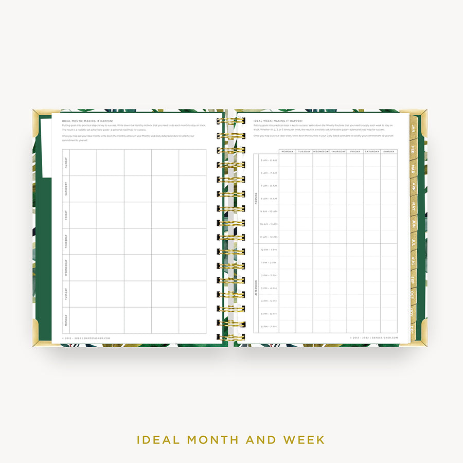 Day Designer 2024 mini daily planner: Bali cover with ideal week worksheet