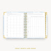 Day Designer 2024 mini daily planner: Annabel cover with ideal week worksheet
