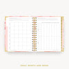 Day Designer 2024 mini daily planner: Sunset cover with ideal week worksheet