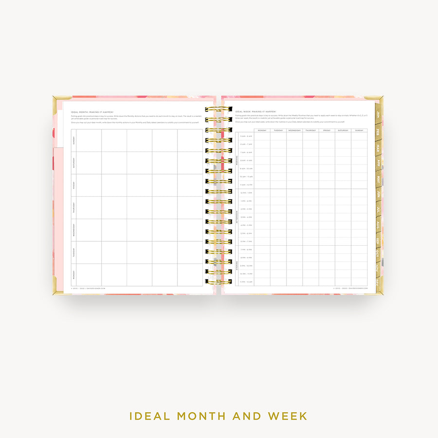 Day Designer 2024 weekly planner: Sunset cover with ideal week worksheet