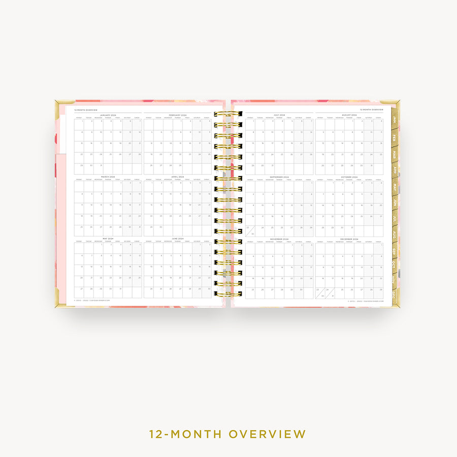 Day Designer 2024 weekly planner: Sunset cover with 12 month calendar